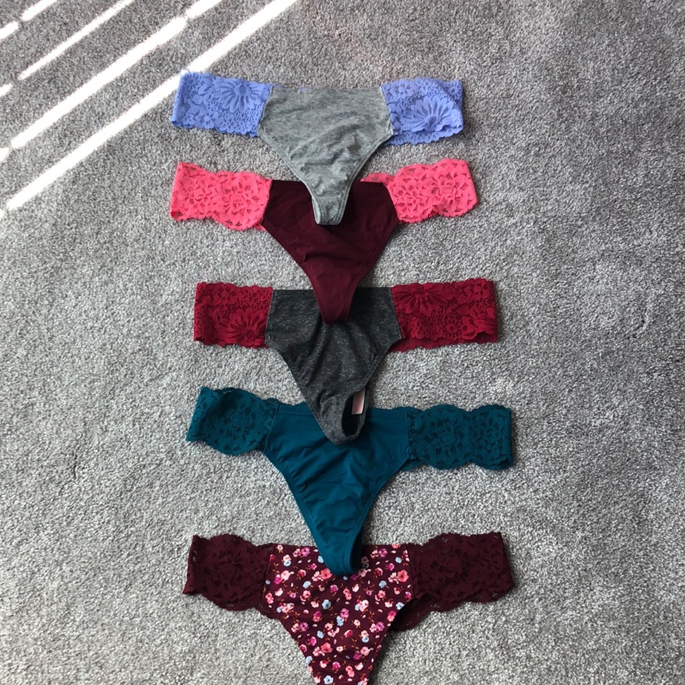 Victoria Secret PINK low rise lace side thong M